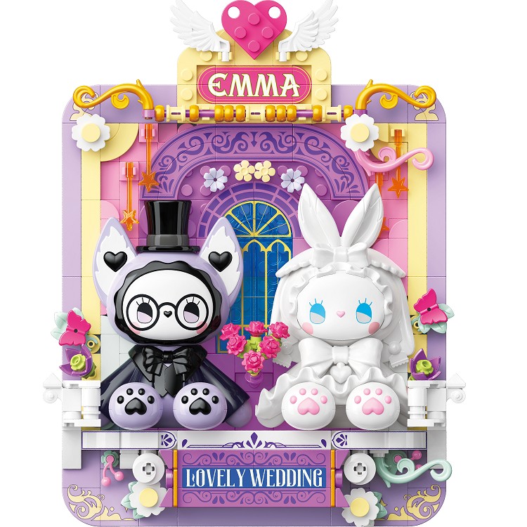 EMMA Dream Wedding Painting Building Block