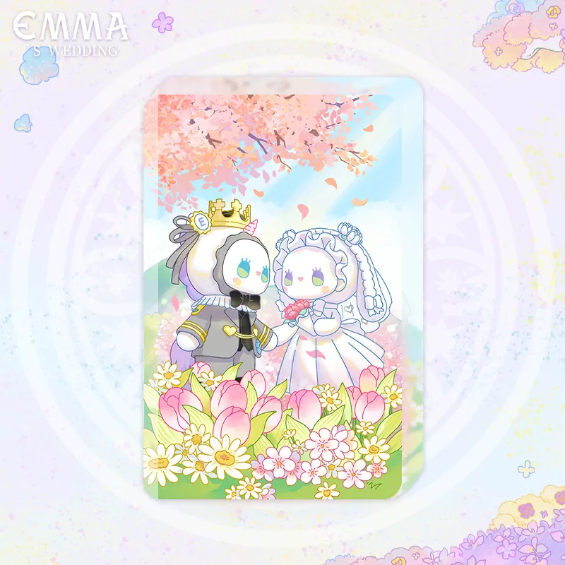 EMMA Secret Forest Wedding Party Series Acrylic Liquid Sand Ornament